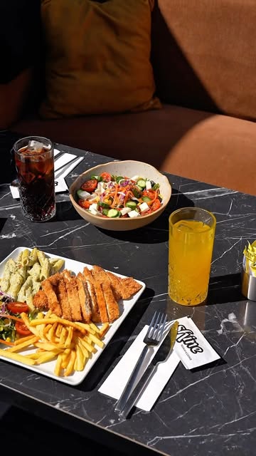 Tavuk Schnitzel Makarna
